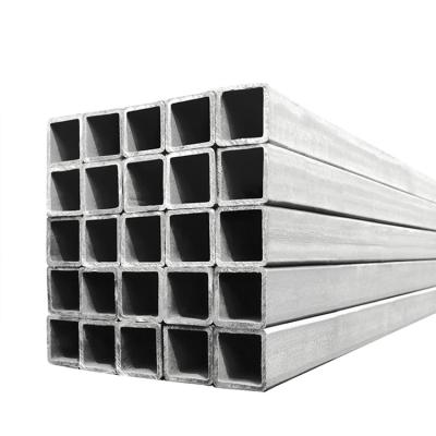 China International Certification ASTM 50*50 25*30 mm Hollow Galvanized Seamless Square and Rectangular Pipe en venta