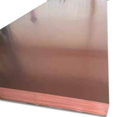 China High Hardness Wear-Resistant Copper Sheet 0.5Mm 10Mm Thickness Copper Plate for sale