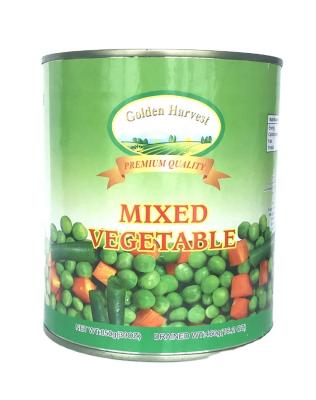 China Harvest canned golden brand canned mixed vegetable in brine for sale