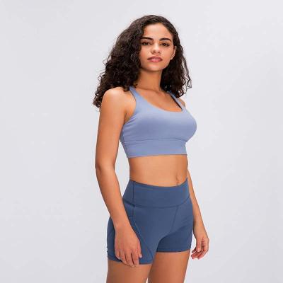 China Breathable Women's Seamless Yoga Sports Bra for sale