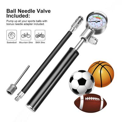 China Ballcar. Bike Ect Bike Floor Pump, Smart Bicycle Pump Mini Bicycle Tire Pump Portable 160PSI for Bikes, Balls and Inflatable Toys, Added Free for sale