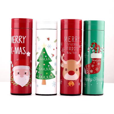 China PORTABLE Ready to Ship Low MOQ Christmas Gift 500ML 16OZ Low MOQ Bottle Stainless Steel Plastic Drinking Vacuum Flask for sale