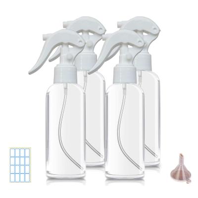 China Personal Care 100ml 250ml 500ml Clear Wash Water Trigger Spray Bottle Hair Salon Plastic Bottle With Trigger for sale