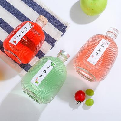 China Factory 125ml 200mls Single Drink Glass Bottle Chinese Fancy Vodka Empty Tequila for sale