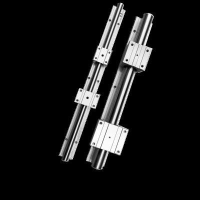 China Long Running Life SBR Linear Guide Rail With Linear Rail Shaft Support For Linear Motion System for sale