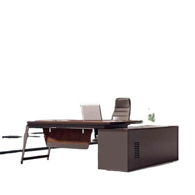 China New Design Office Table High End Extendable New Design Computer Desk Luxury Office Wooden Table for sale