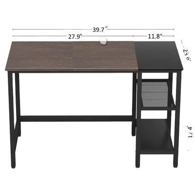 China Convertible Wood Corner Computer Table Wooden Leg Metal Furniture Home Office Home Office for sale