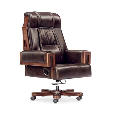 China (Size)Adjustable Modern Classic Real Leather Office Chair Executive Chairs With Luxury President Office Chair kursi bos for sale