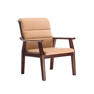 China Other Simple Design Office Chair Wood Frame Chair Solid Wood Buffalo Classic Chair for sale