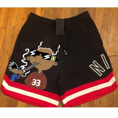 China Sublimated Breathable Active Sports Shorts Shorts Pants Waist Cotton Men Cartoon Quick Dry Elastic Training Shorts for sale