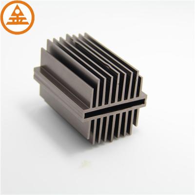 China Multifunctioneel Uitgedreven Aluminium Heatsink die Cnc Goedgekeurde CTI machinaal bewerken Te koop