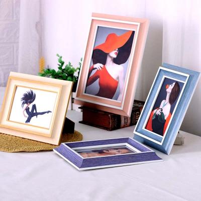 China Decoration Factory Wholesale 12x16 Inch Rectangle Plastic Picture Frame Large For Table Decoration for sale