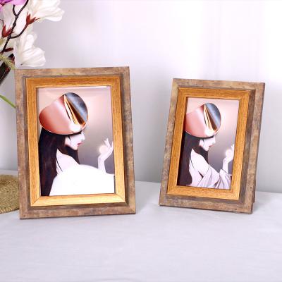 China Large Size 4 x 6 Decoration Rack Decor Plastic Picture Frame For Wall Hanging for sale