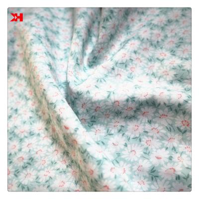 China Kahn Shrink-Resistant Fabric For Dress Making Floral Printed 100% Cotton Women's Shirts Children's Pajamas Voile Fabric for sale