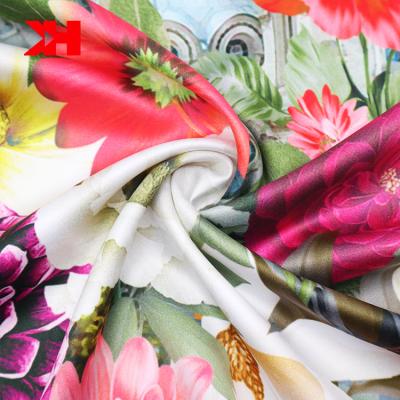 China 2021 Wholesale high quality digital silk fabric breathable pure silk material printing for sale