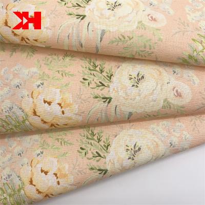 China Organic Kahn Accept Custom Made 145gsm Woven Cotton Fabric Printing Pure Floral Cotton Fabric for sale