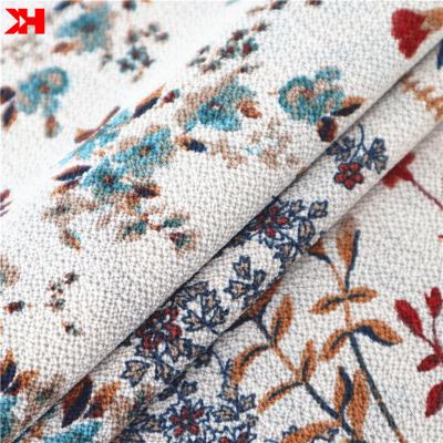 China Kahn Shrink-Resistant Pleated Floral Chiffon Bubble Printed Fabric Material For Dress Making for sale