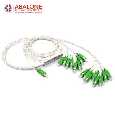 China Low Insertion Loss 1x2 1x4 1x8 1x16 1x32 1x64 Fiber Optic PLC Splitter Connector Splitter Factory Price for sale