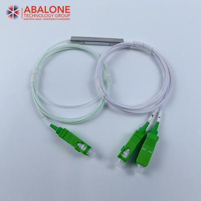 China Steel Cable 16 Way PLC Splitters Fiber Optic PLC Splitter Tube Low Insertion Loss .factory Hotsale good quality for sale