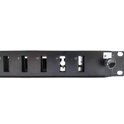 China Abalone Rack Wall Mount 24 ODF Port Fiber Optic Termination Box Fiber Optic Patch Panel (from Data Center) for sale