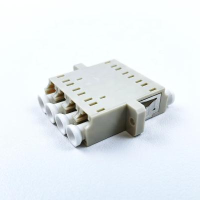 China Hot Selling Duplex Fiber Optic Distribution Frame Abalone Adapter LC Quad Fiber Optic Adapter for sale