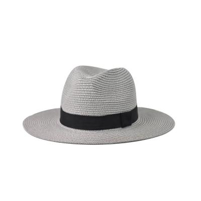 China Brim 2022 summer newcomer women's character large outdoor Panama Straw Sun Hat for sale