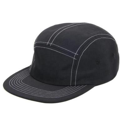 China breathable & 2021 New Fashion Wholesale 5 Panel Black Hat Waterproof Suite for sale