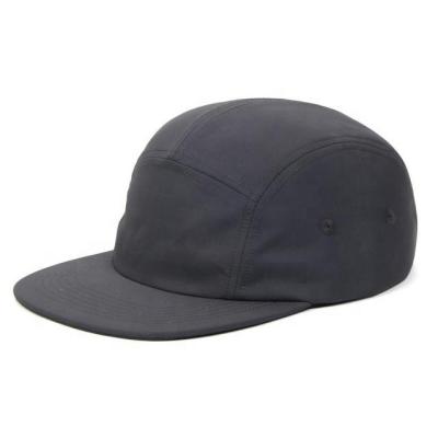 China 2021 New Common White Stock Cap 5 Panel Hat Nylon for sale