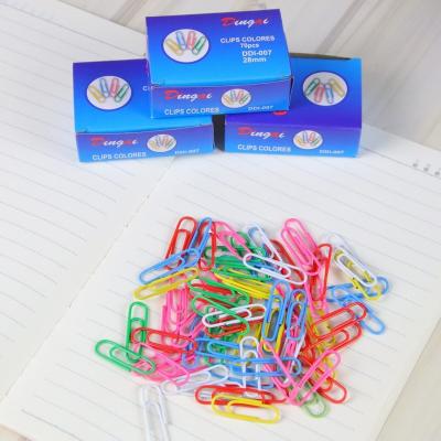 China Hot Selling Promotional Paper Clips Durable Color Paper Clips For Office Stationery Wholesale for sale