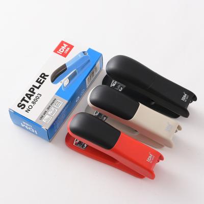 China Factory Direct Sales 8003 Metal 4 Color Convenient Metal Stapler Multifunctional Factory Labour-saving Type for sale