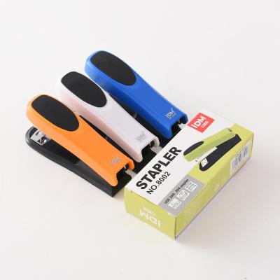 China Factory Direct Sales 8002 Metal 4 Color Convenient Metal Stapler Multifunctional Factory Labor Saving Type for sale