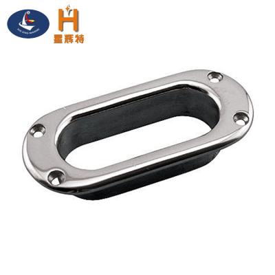 China Marine Accessories Stainless Steel Marine Boat Anchor Chain Mirror Polished Hawsepipe Oval Pipe for sale