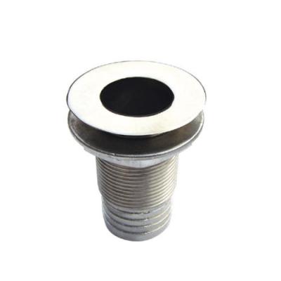 China High Quality Stainless Steel Stainless Steel Through Hull Water Outlets With Hose Connection For Boat Pleasure Accessories for sale