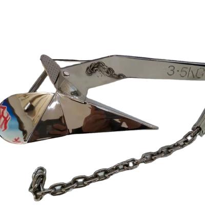 China Marine Accessories Marine Garbon Steel and Triangular 316 Stainless Steel Anchor for sale