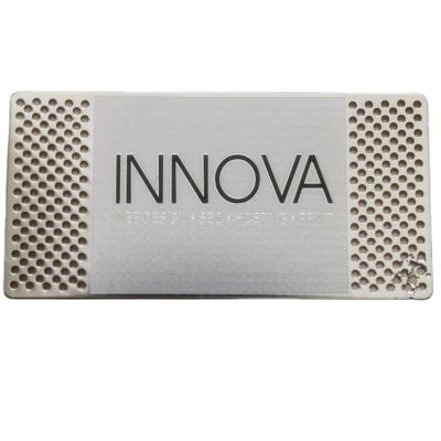 China Europe Metal Business Card Customization Brushed Etching VIP Metal Card Personalized Blank Metal Card for sale