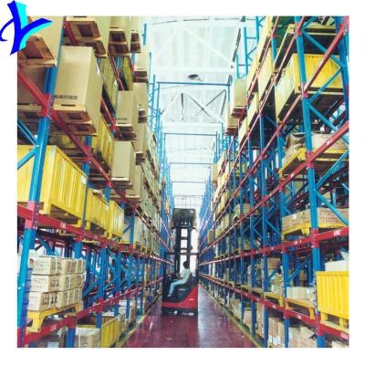 China Adjustable Pipe Warehouse Double Deep Pallet Rack Shelf Storage Rack for sale