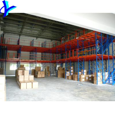 China Warehouse Storage Mezzanine Floor Mezzanine Rack System for sale