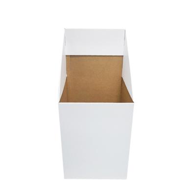 China Classic Customized Corrugated Bin OEM ODM Office Cardboard Trash Can for sale