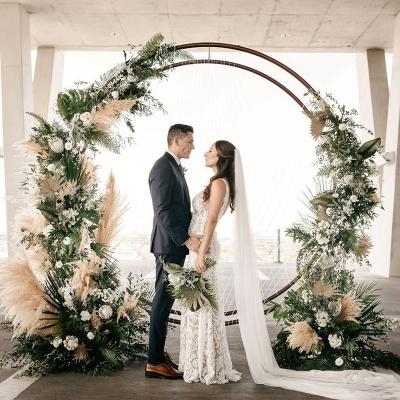 China Wedding Real Touch Decoration Artificial Plant Wall Arch Flowers For Wedding Centerpiece Top for sale