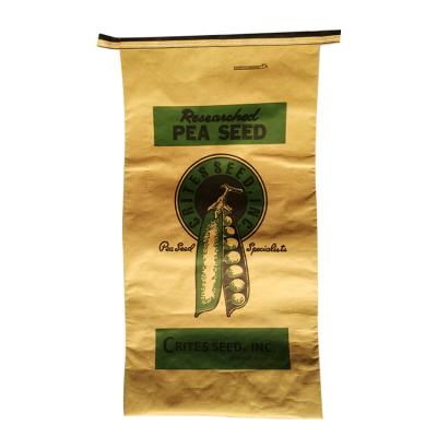 China Recyclable Cement Kraft Bags 25kg Paper Bag For Potato Starch for sale