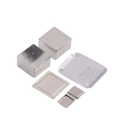 China Custom Anti-signal Interference Shield Can Box Enclosure Copper-Nickel-Zinc Al Sheet Metal Stamping Parts IEM WIFI Shielding Case For Mobile Phones Parts for sale