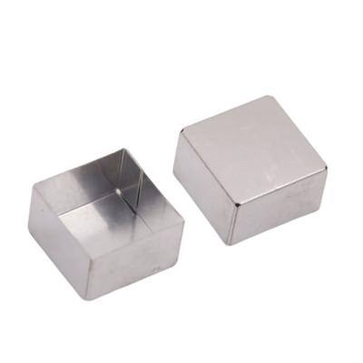 China Custom Anti-signal Interference Metal Stamping Alloy Permo Alloy Shield Cover Four Corners Signal Seamless Welding Good Frame for sale