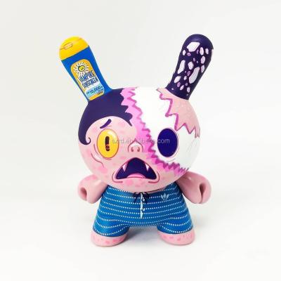 China OEM Eye-Catching Decorating Creative Funny Vinyl PVC Rabbit Shape Figure for sale