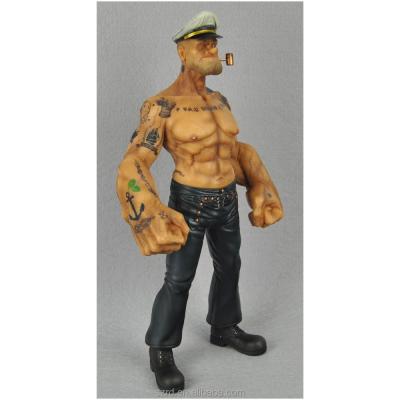 China animal toys; chilidren toys; Popeye military cartoon plastic toy figure/custom cartoon figure/PVC figure manufacturer for sale