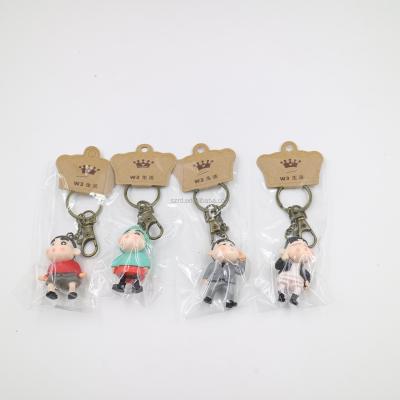 China Collection 3D Printing Cartoon Figure PVC Keychains For Kids for sale