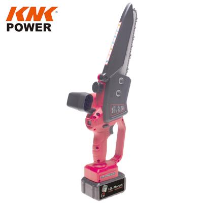 China 7 Inch Cordless Rechargeable Battery Chainsaw Mini Li-ion Battery Brand Pruning Chainsaw for sale