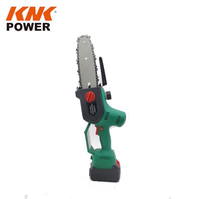 China 8 Inch Folding Start Mini Handle Electric Rechargeable Battery Pruning Cordless Telescoping Chainsaw for sale