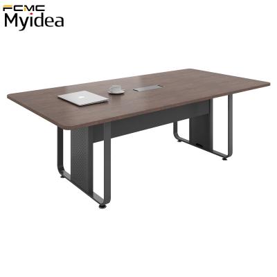 China Modern Stylish Office Furniture Foldable 6 Seater Meeting Table Designs For Conference Room for sale