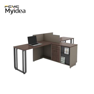 China Hot Selling European Modern Modular Workstation 2 Person Office Style Executive Desk for sale