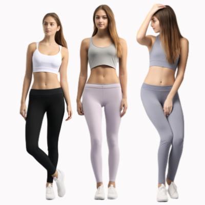 China Hohe Taille Dehnbar Kompression Komfort Weicher Hintern Lift nahtlose Leggings Sport Fitness Legging Yoga Sets zu verkaufen